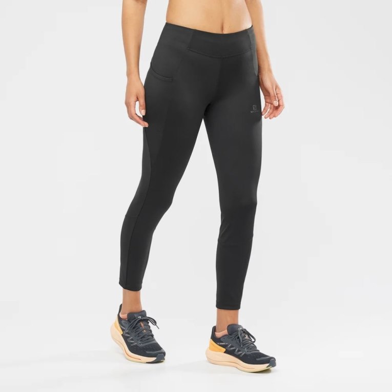 Calça Legging Salomon Cross Run 25\'\' Feminino Pretas | PT H78306